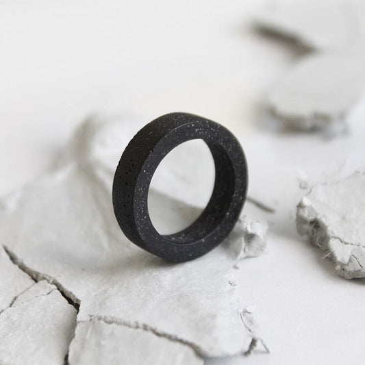 Black concrete ring "Citadel"